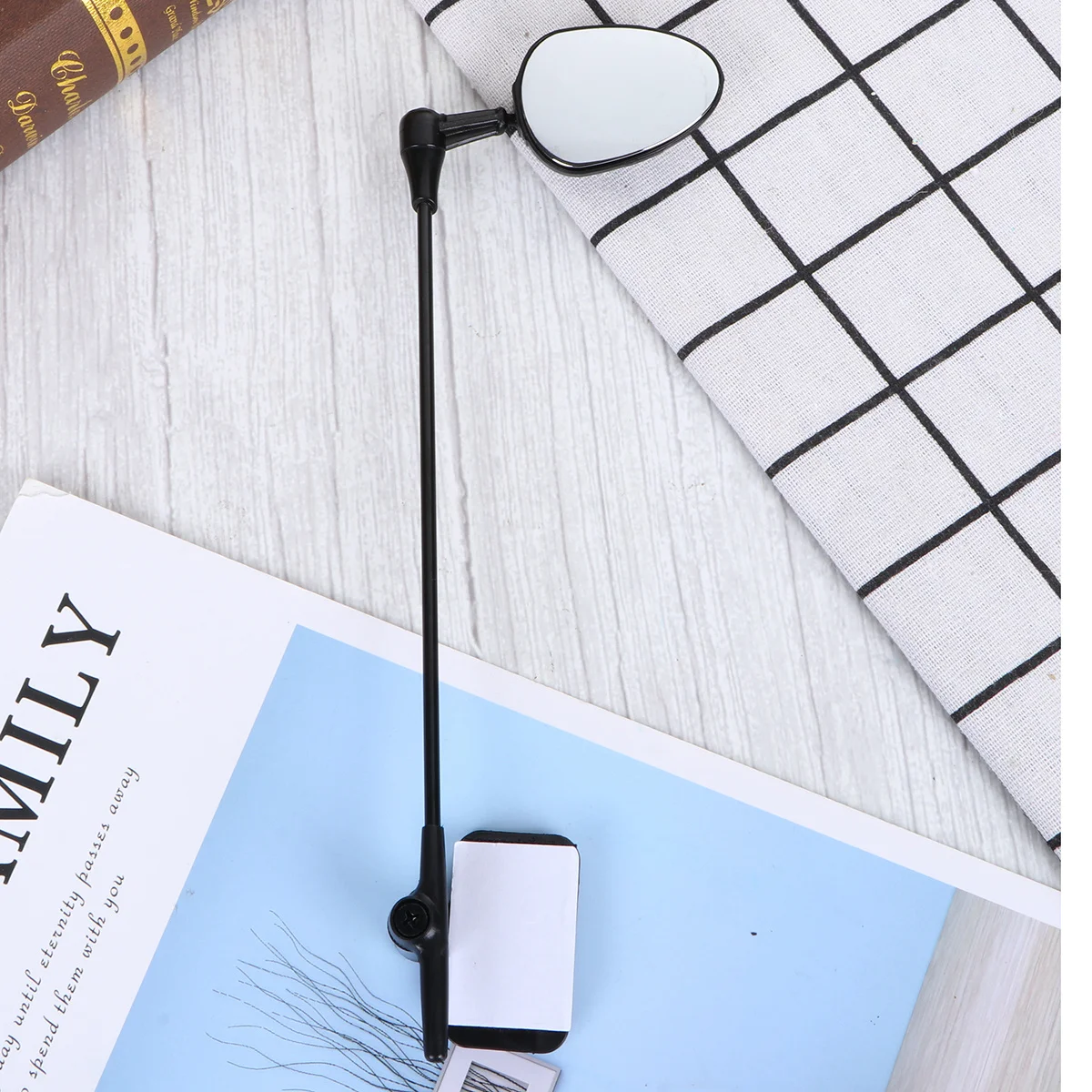 

Mirror 360 Rotational Clear View Lightweight Foldable for Bike Cycling Safety Easy to Attach Strong Pad