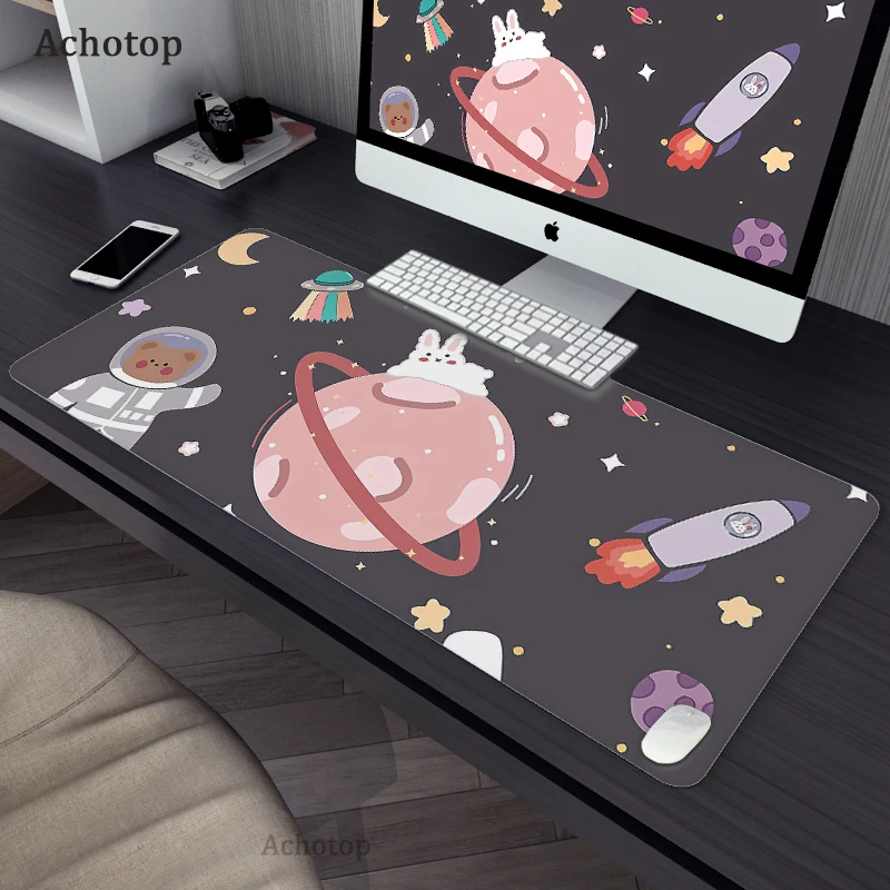 Eenvoudige Kunst Muismat Computer Laptop Toetsenbord Muis Mat Xl Waterdicht Mousepad Gamer Desktop Decoracion Tafel Bureau Mat Muismat