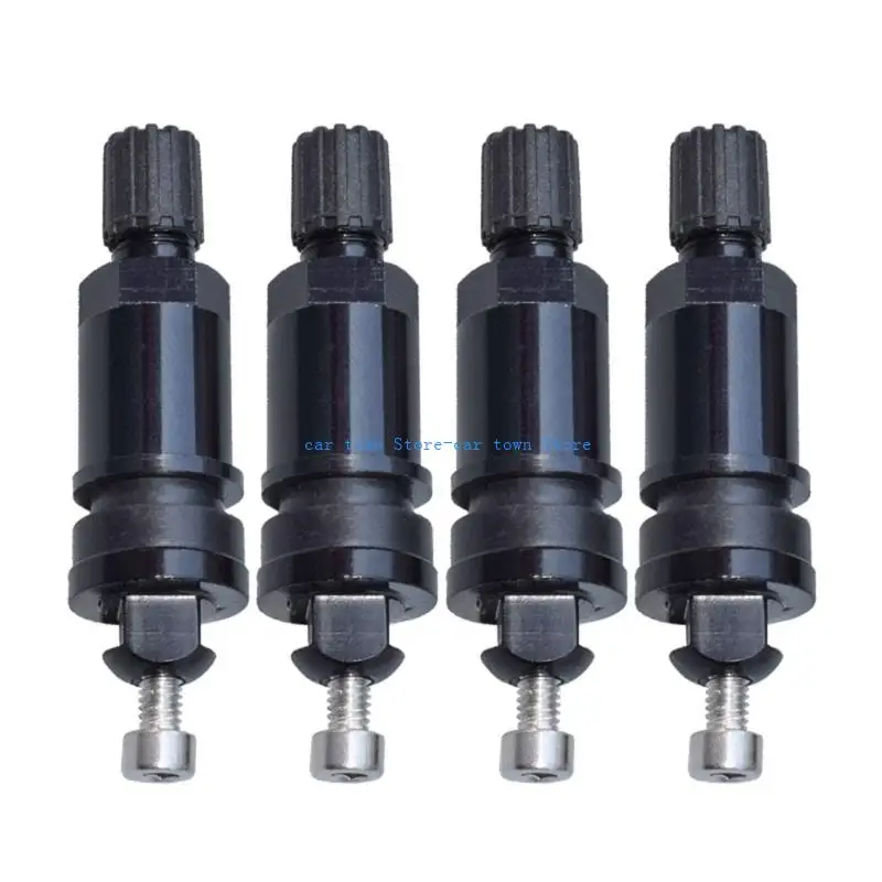 

RXJE Automotive Valves Stem with Real Time TPMSHeat Resistant Quick Installation Tire Pressure Gauge Easy to Use for Car