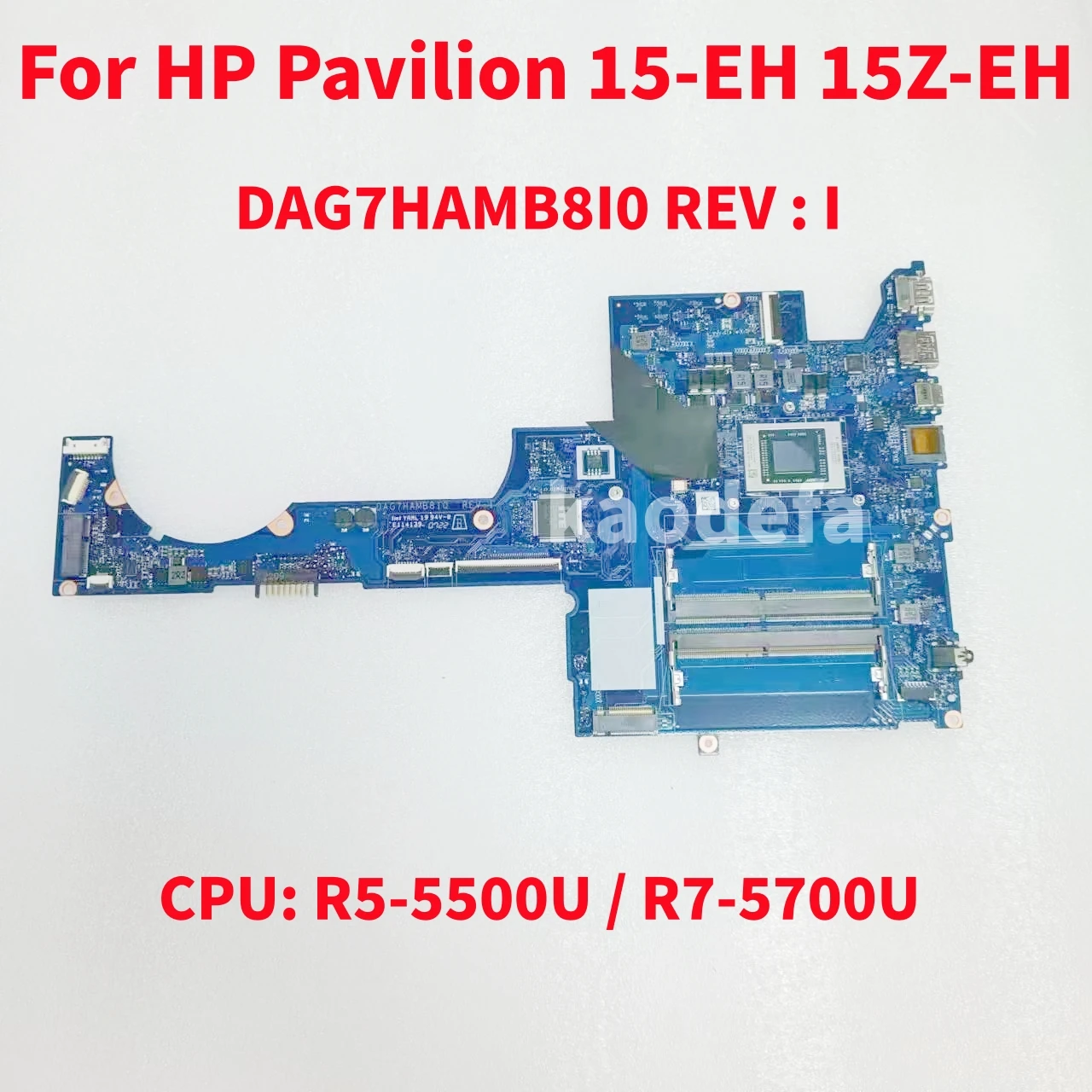 laptop motherboard para hp pavilion dag7hamb8i0 mainboard para 15 eh 15z eh tpn q246 cpu r55500u r7 5700u amd ddr4 100 teste ok 01