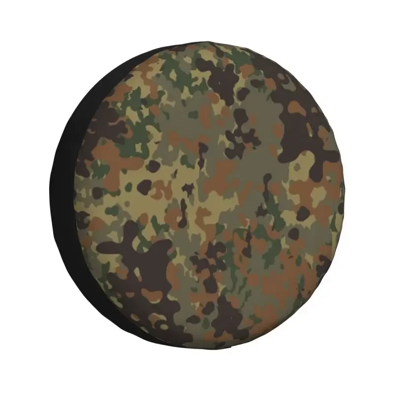 Flecktarn Camo Spare Wheel Tire Cover for Prado Pajero Wrangler Military Army Camouflage Jeep RV SUV Camper Vehicle Accessories