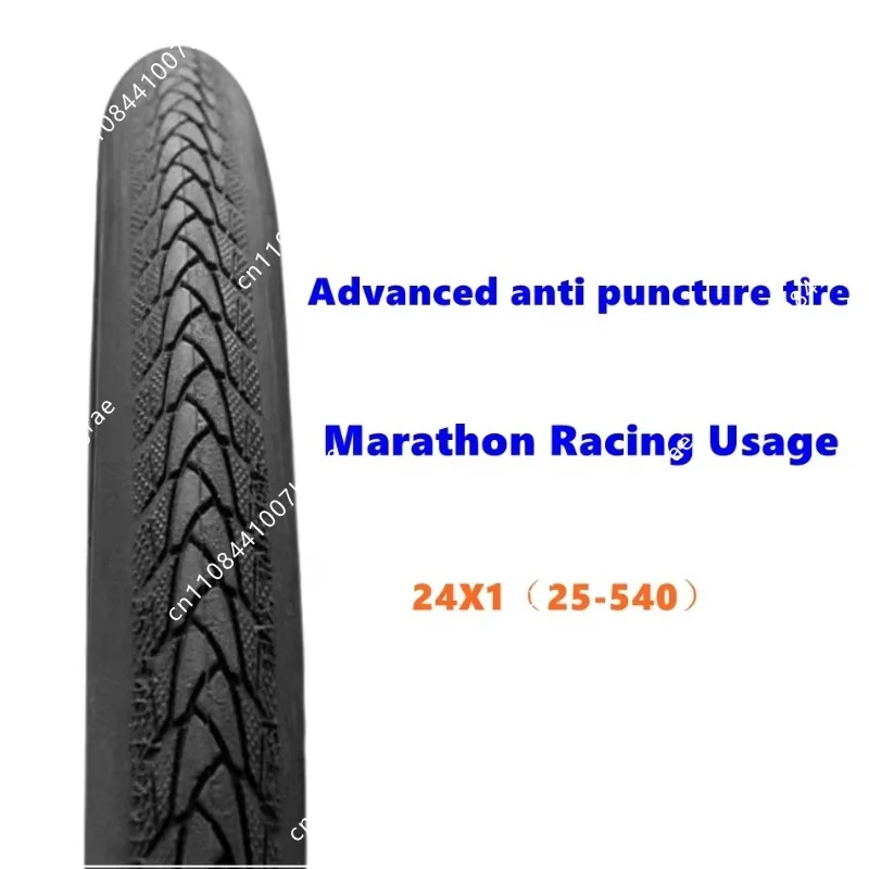 24 Inch Active Sports Wheelchair Tire Anti Puncture Inflatable Off Road Tyre Marathon Competition Replacement Outer Rubber Tire