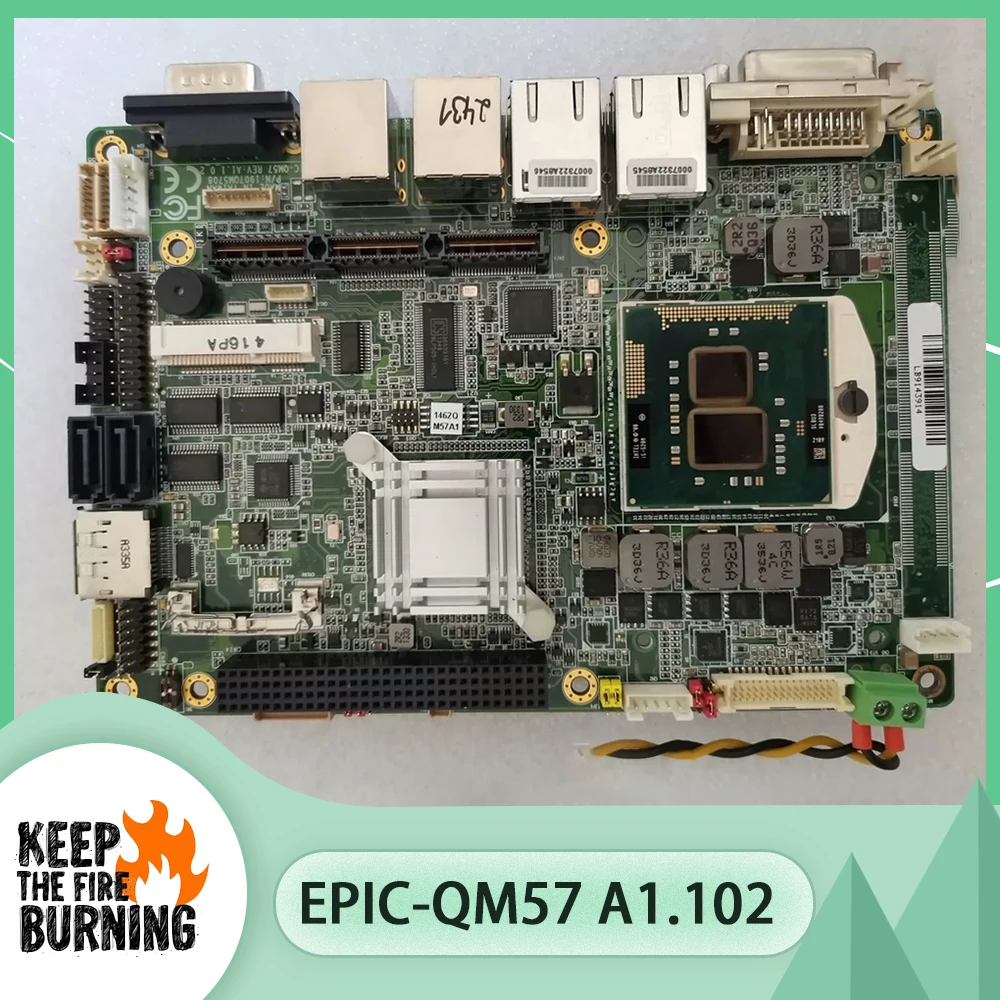 For AAEON Med-ical Industry Motherboard EPIC-QM57 A1.102 EPIC-QM57 REV A1.2