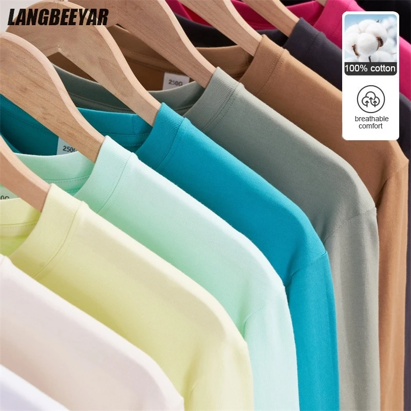 

Top Quality 100 % Cotton Fashion Brand Round Neck Trending Plain New T Shirts Men Long Sleeve Tops Casual Classic Mens Clothes