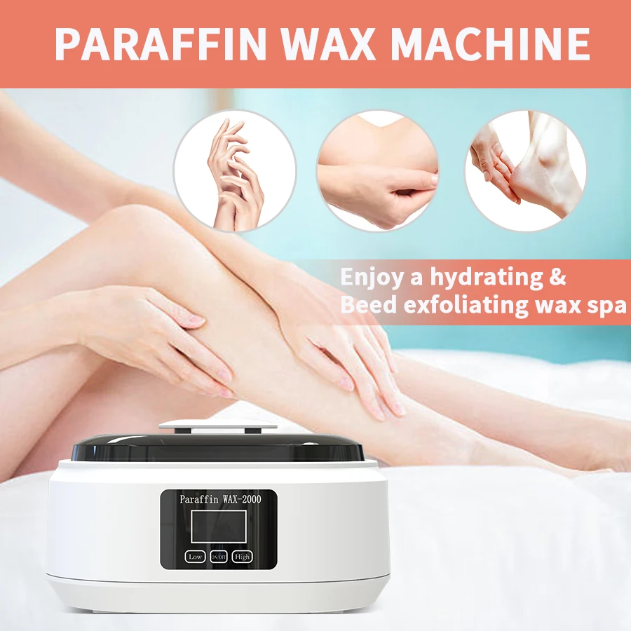 Professional Salons Paraffin Spa Heater with Wax 4000ml Paraffin Wax Warmer Hands and Feet Paraffin Wax Bath Heater