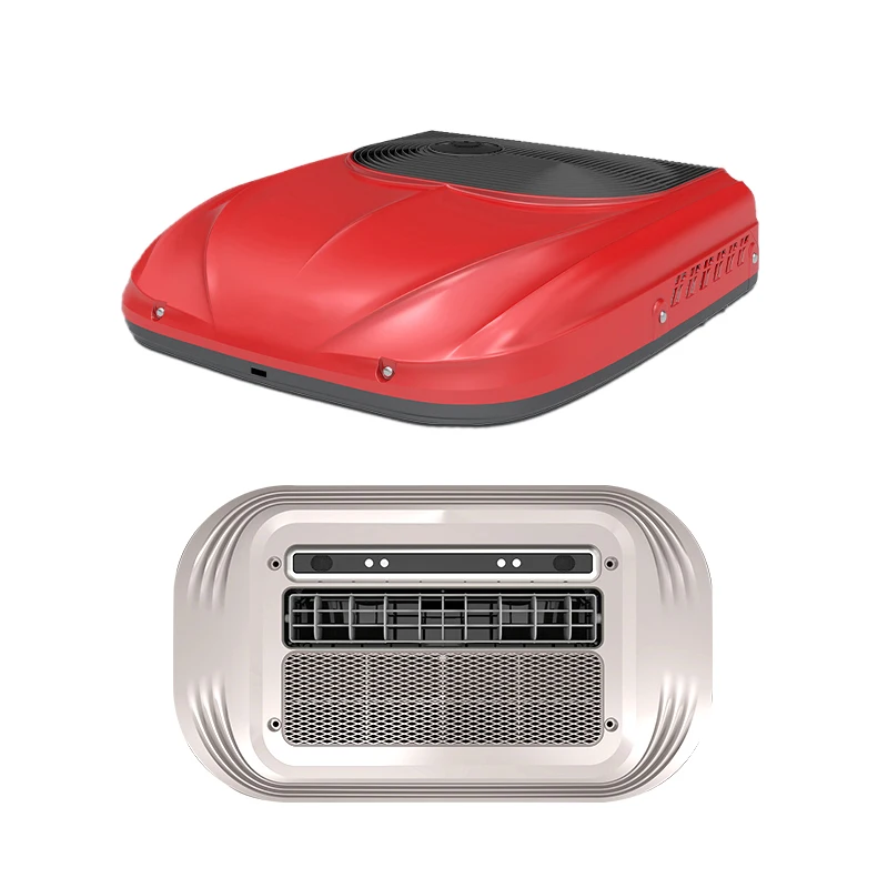 أنظمة تبريد مكيف هواء لمكيف الهواء يعمل بالبطارية 12 فولت 24 فولت على السطح لشاحنة Rv Camper #4