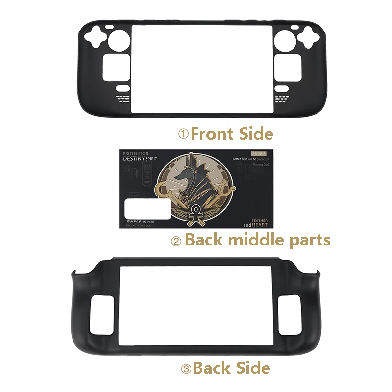 Cool Ancient Anubis Case para Steam Deck, Game Console, Hard PC Protective Shell, à prova de choque, Anti-queda, Acessórios