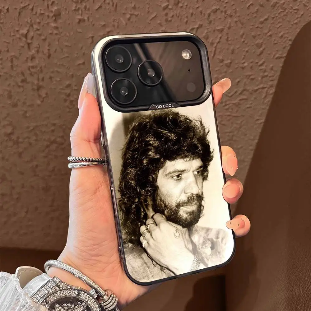 حافظة هاتف C-Camaron De La Isla لهاتف iPhone 17,16,15,14,13,12,11,Pro,Max,Plus,E,Air,Mini أسود رمادي IMD #6