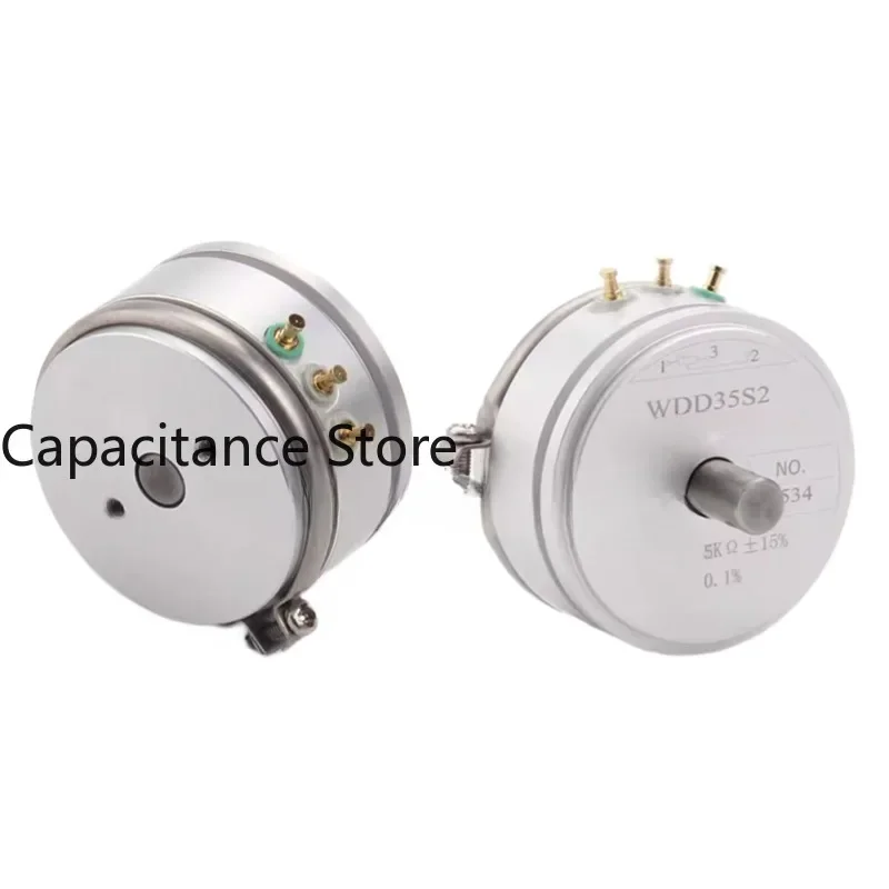 

5PCS New precision conductive plastic potentiometer WDD35S2 1K 2K 5K 10K angular displacement sensor