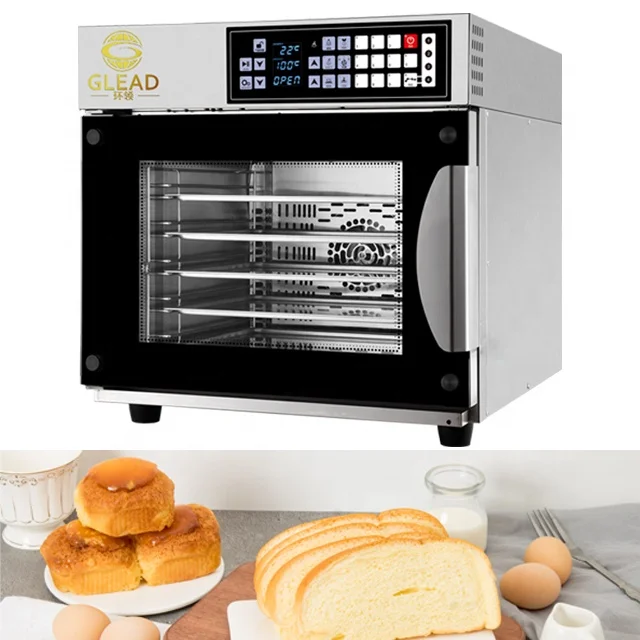 GLEAD-Multi-Function gás industrial forno de convecção de ar quente, 5 bandejas, uso comercial, padaria