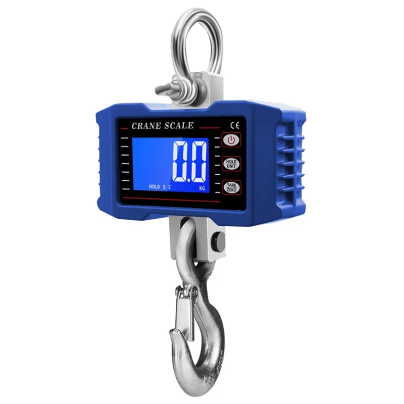 Digital Crane Scale 1000Kg Digital Hanging Scale Industrial Heavy Duty Crane Scale For Farm,Factory,Construction