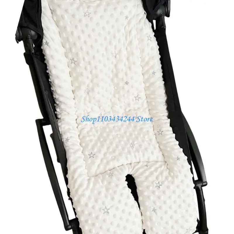 Cotton Baby Seats Liners for Strollers Car Seats Reversible Pram Mat Breathable Pram Liners Washable Pram Cushions