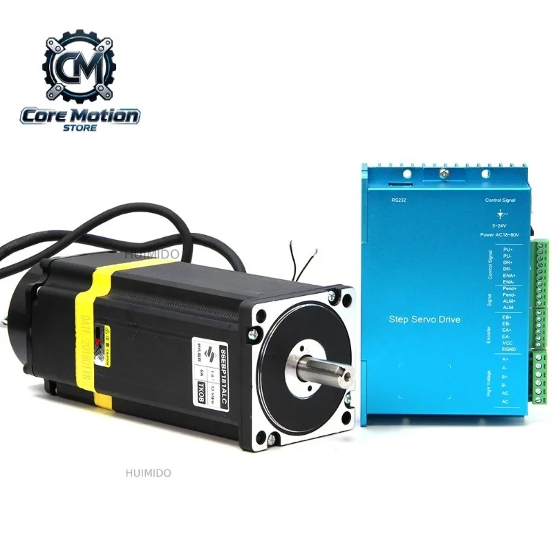 12 N.m High Torque Closed Loop Stepper Motor Kit | NEMA 34 with Brake and Driver