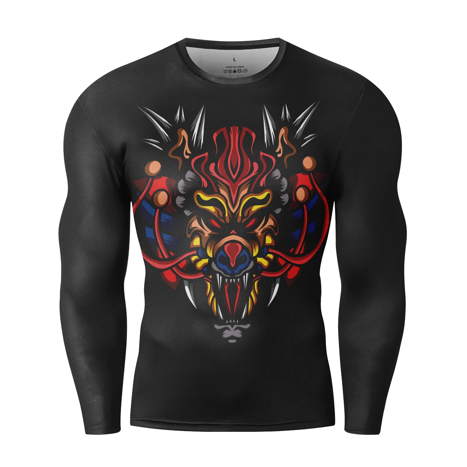 T-Shirt de course à manches longues pour hommes, séchage rapide, respirant, serré, adapté au Jiu-Jitsu, salle de sport, Jogging en plein air