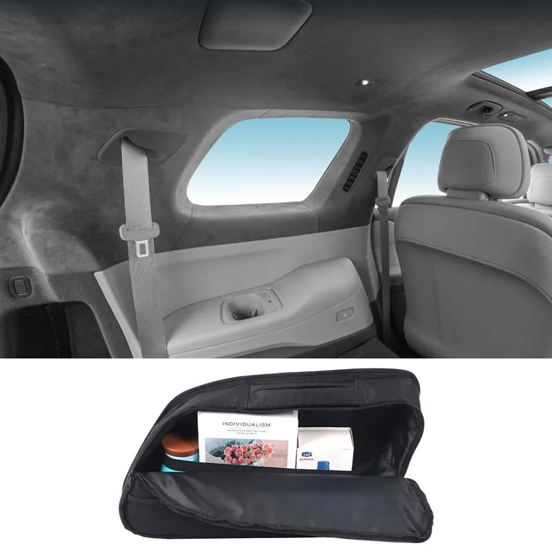 For NIO EL8 ES8 2023-2025 2026 Oxford Cloth Car Trunk Side Window Storage Bag Organizer Stowing Tidying Accessories