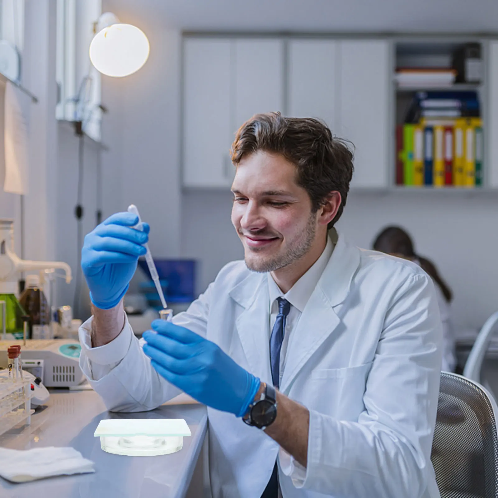 

1Pcs Labs Soil Test Dish Clear Diffusion Container with Lid Suitable for Soil Testing Excellent Functional Design