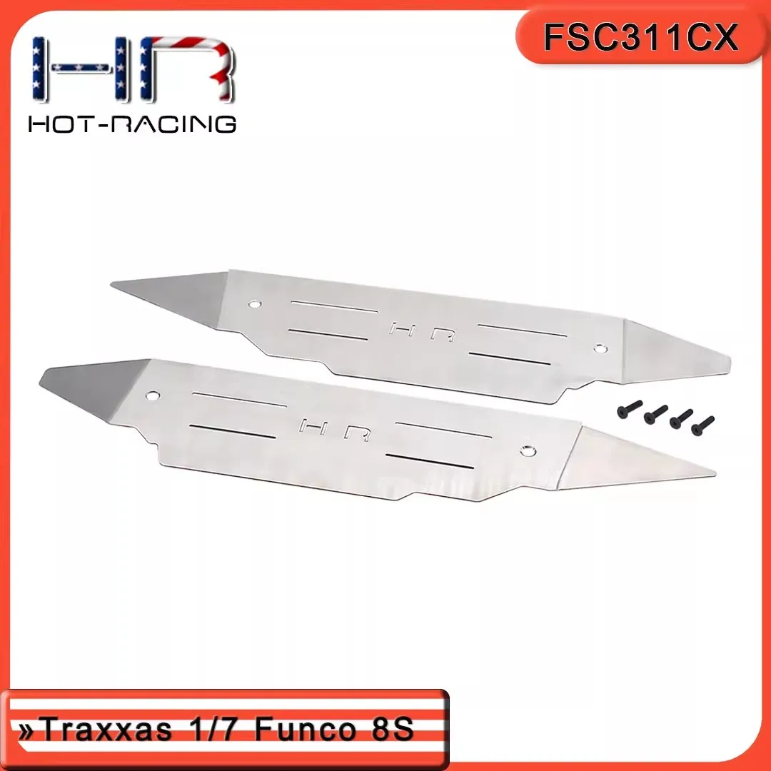 

HR Traxxas 1/7 Funco 8S two wheel drive desert card stainless steel chassis with two side collision protection plates