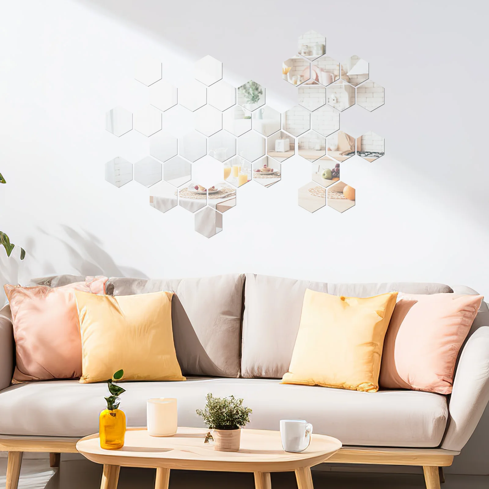 36 Pcs Mirror Acryl…