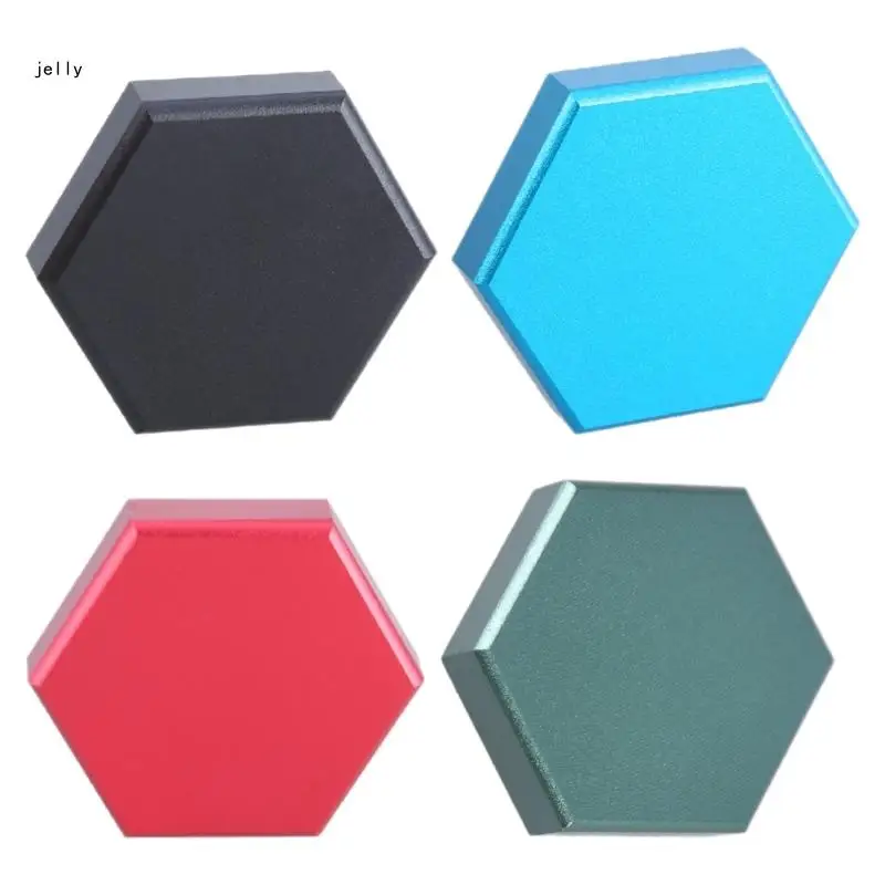 448C Aluminum Billiard Pool Chalk Carrying Case Hexagon Cue Tip Chalk Holder Billiard Chalk Holder for Billiard Lover