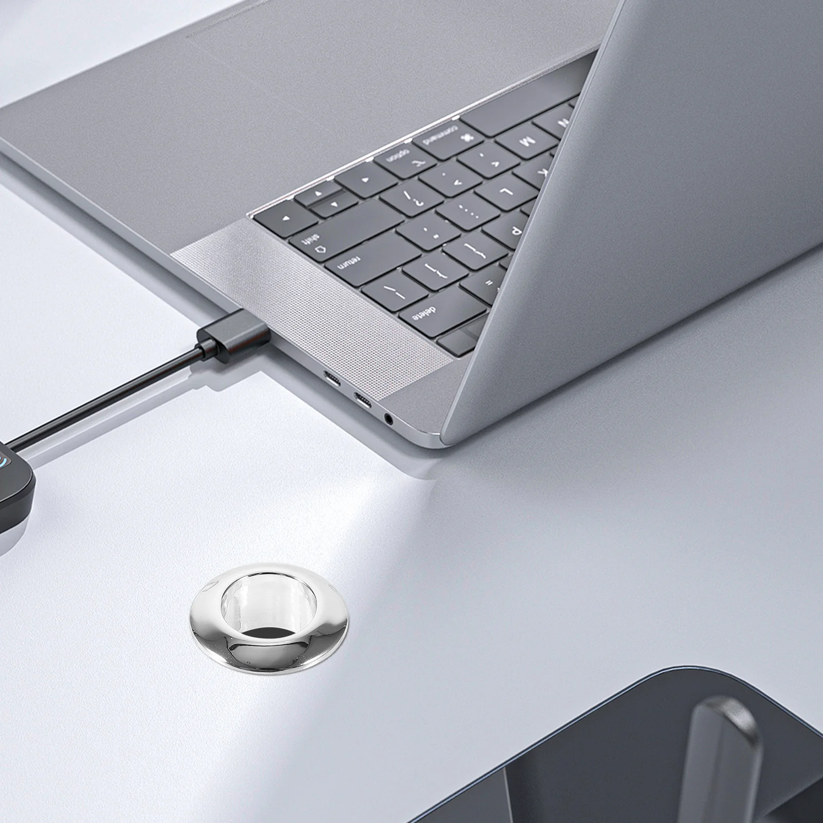 

10Pcs Wire Organizer Desk Grommets Cable Hole Cover for Computer Office Desk Wire Cable Hole Covers Cord Grommets