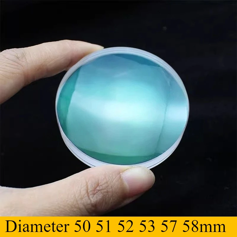 50 51 52 53 58mm Double Glued Achromatic Objective Green Film Is Used for DIY Refraction Astronomical Telescope Accessories