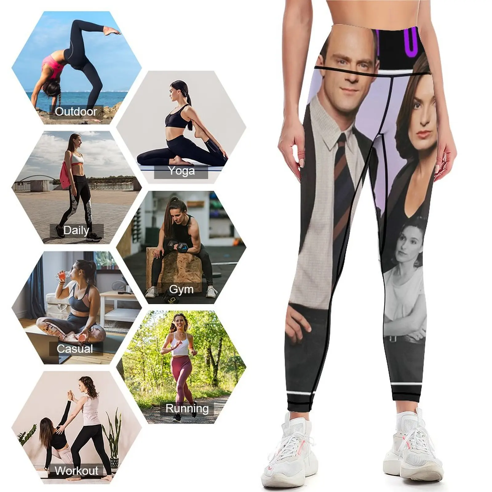 Call Me Bisa Mengajarkan Kita Cara Gift For Fan Leggings sporty woman push up sport set Womens Leggings