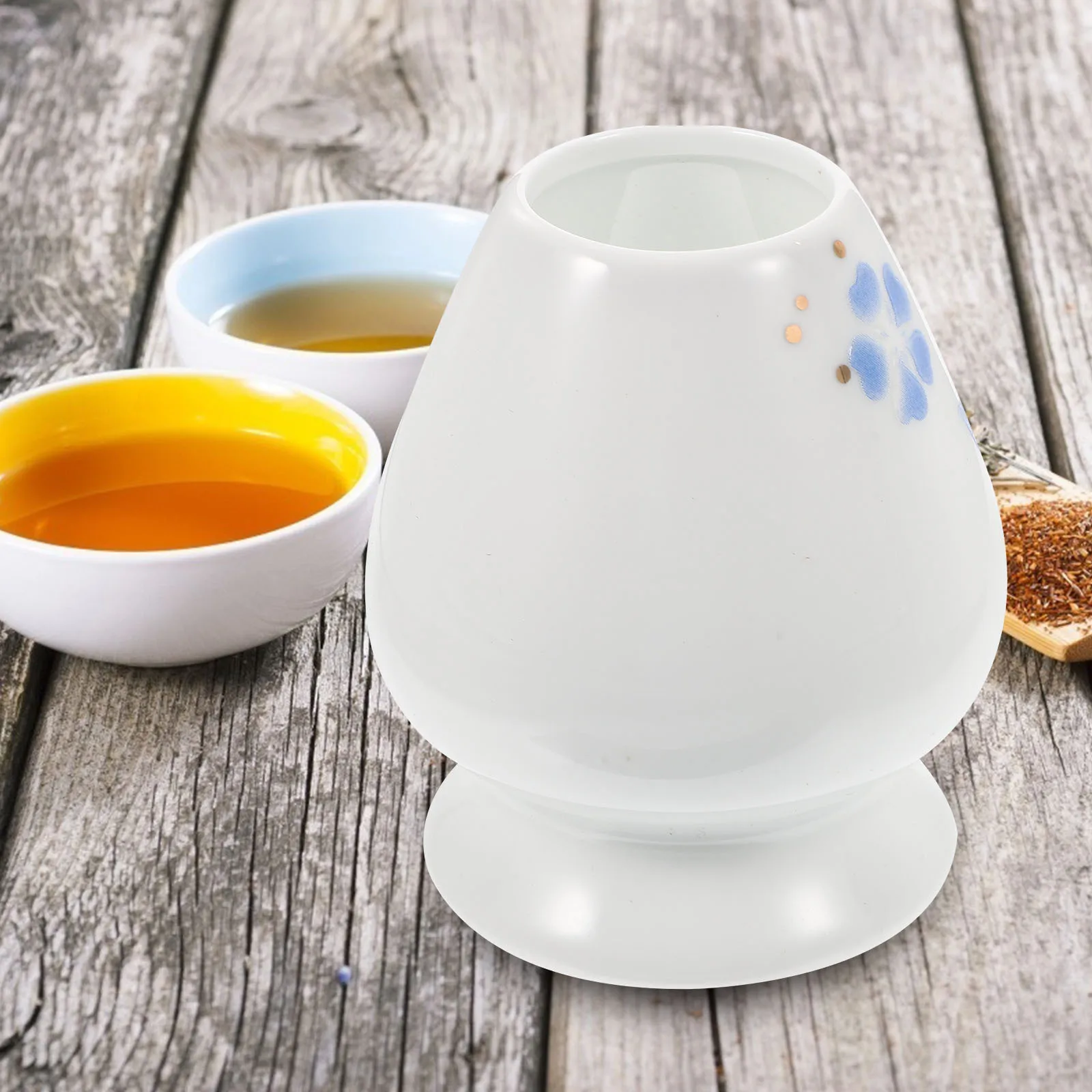 

Ceramic Matcha Whisk Holder Japanese Style Tea Whisk Stand Portable Decorative Matcha Powder Cup Tea Ceremony Ceramic Teaware