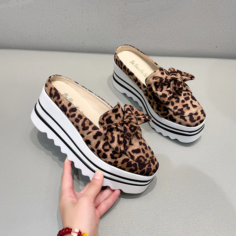 Halbschuhe Rome Stoff PU Hufabsätze Gummischuhe Niedrige Rome Stoff PU Hufabsätze