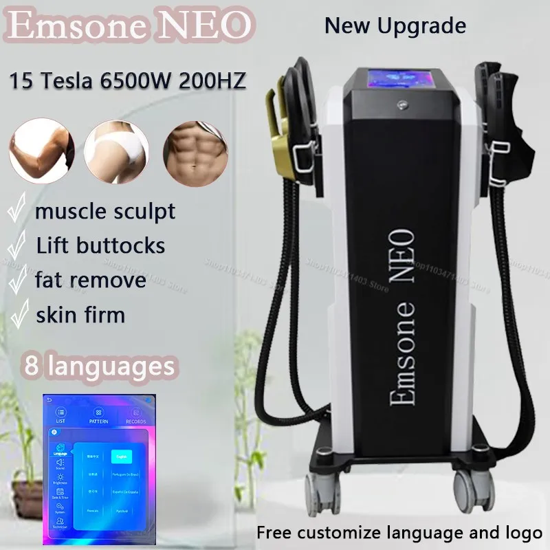 Professional 6500w Emsone NEO RF Machine 2024 EMS Body Slim Muscle Stimulatio Muscle Sculpt Lose Weight Beauty Device