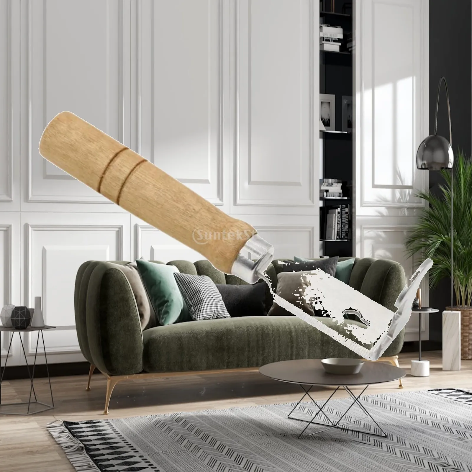 Beekeeping Hive Tool Equipment Wooden Handle Hive Spade Essential Frame Cleaning for Automatic Bee Hive