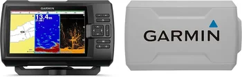 Garmin STRIKER Plus 7cv Echosonda z przetwornikiem CV20-TM, osłona ochronna, wyświetlacz 7 cali, 010-01873-00