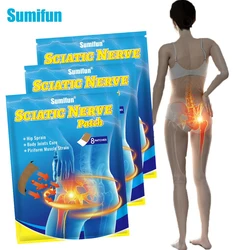 8-80PCS Hip Sciatic Nerve Patches Lumbar Acupuncture Buttocks Massage Patch for Home Office Sports Travel Fitness Running Yoga