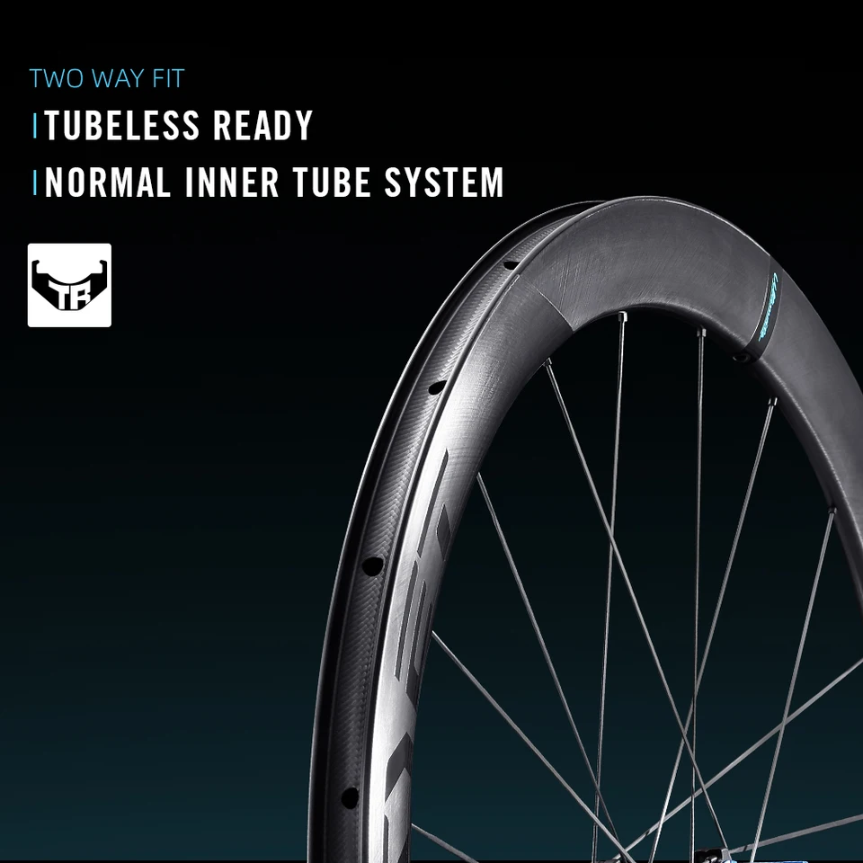 RYET 1059g Full Carbon Road Wheelset Ultra Light Aero Disc Brake