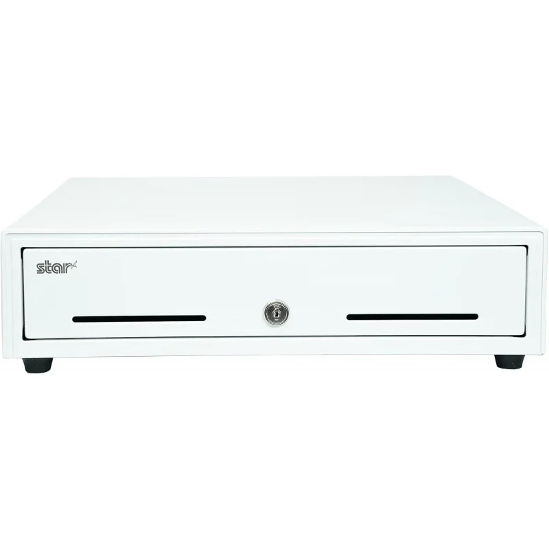 CD4-1616 5 Bill / 5 Coin Choice Series Cash Drawer with 2 Media Slots and Included (16 x 16) - White