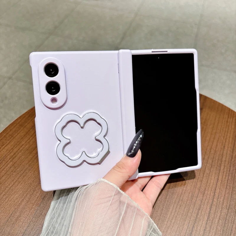 For Samsung Galaxy Z Fold 8 Ultra 8 7 6 Phone Case Armor Front Protection Film PC Shell Protection Hinge Holder Back Cover