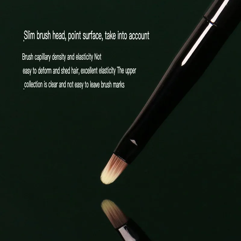 Anti-aging M75 Small Tear Trough Concealer Brush, Tongue-shaped Flat Head Flawless Spot Concealer Brush, Soft Makeup Brush