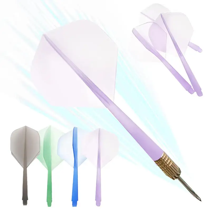 

3PCS Universal 2BA Integrated Dart Shaft Joint Plastic Transparent Competition Dart Accessories For Professional Darts Kit