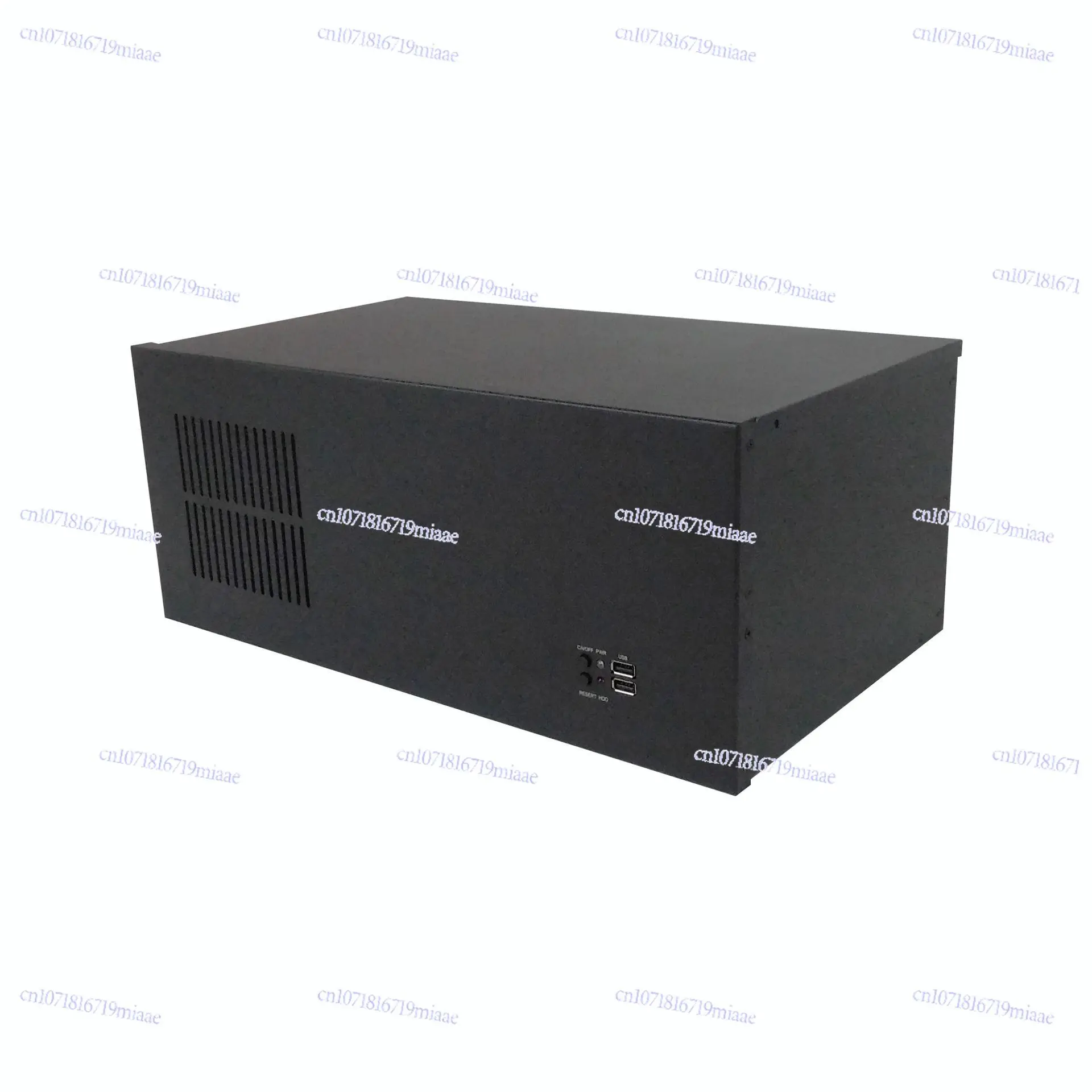 4U250 Short Industrial Server Chassis, Air-cooled Industrial Service Computer 4U Rack-mounted Desktop Computer Chassis