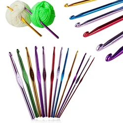 4pcs/8pcs A Set 2/2.5/3/3.5mm Aluminum Oxide Knitting Needles Crochet Hook Weave Crochet Needles Knitted Tools Accessories