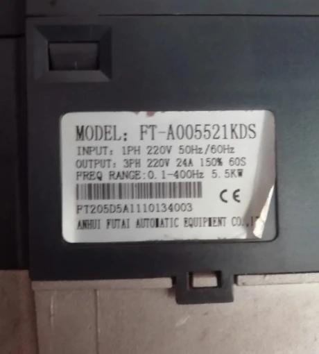 

FT-A005521KDS inverter , Good Working , In Stock