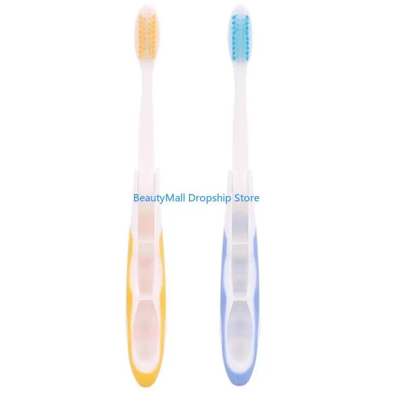 40JD Travel Toothbrush,Travel Size Toothbrush with Toothbrush Cover for Women Men