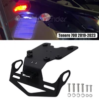 Soporte para matrícula trasera de motocicleta con eliminador de guardabarros limpio trasero ligero para Yamaha Tenere 700 XT700Z Tenere700 2019-