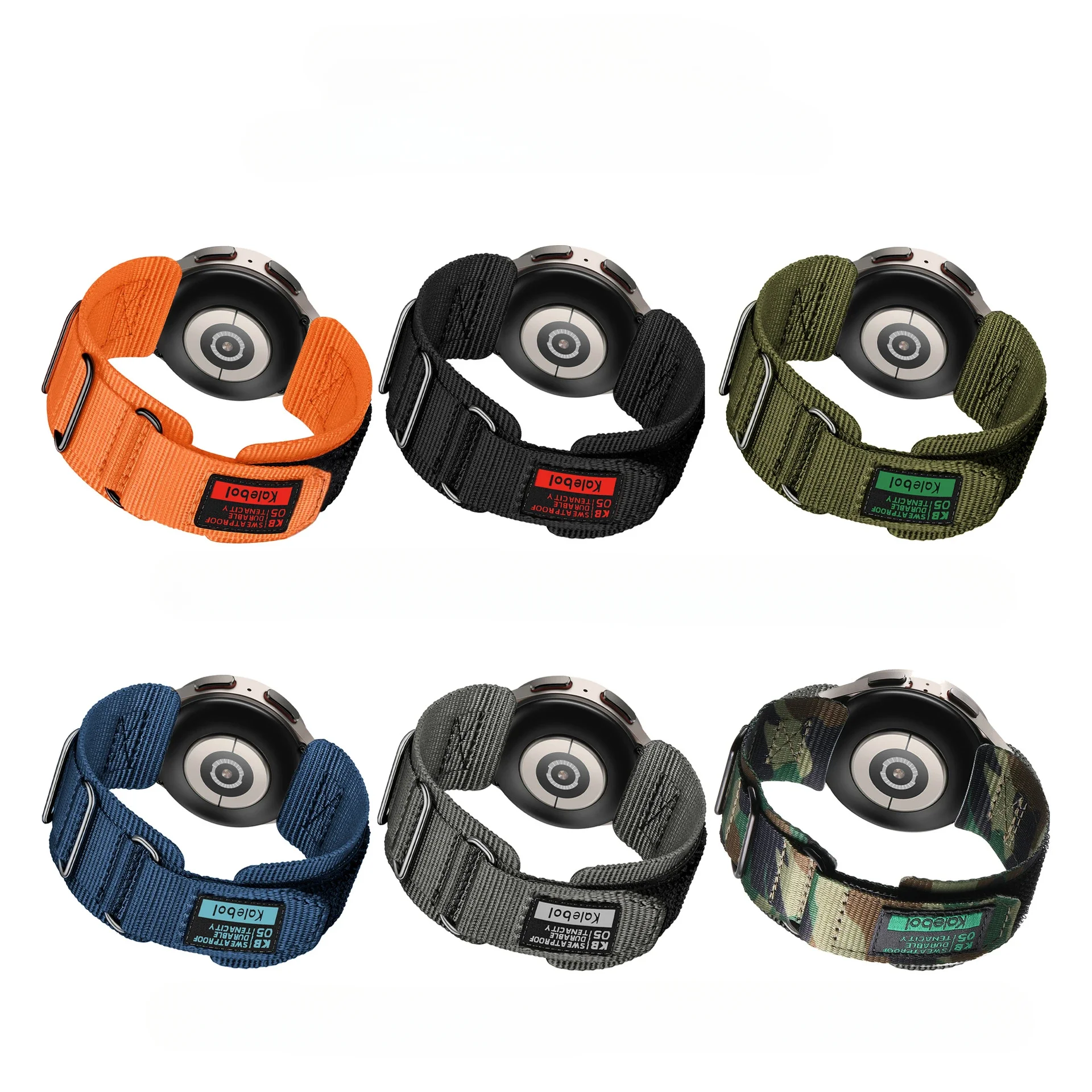 Tali jam tangan nilon 20mm 22mm, tali olahraga untuk jam tangan Samsung 7 6 5 4 klasik/Huawei jam tangan 4/3 gelang untuk gelang Huawei GT 5 4 3 Pro