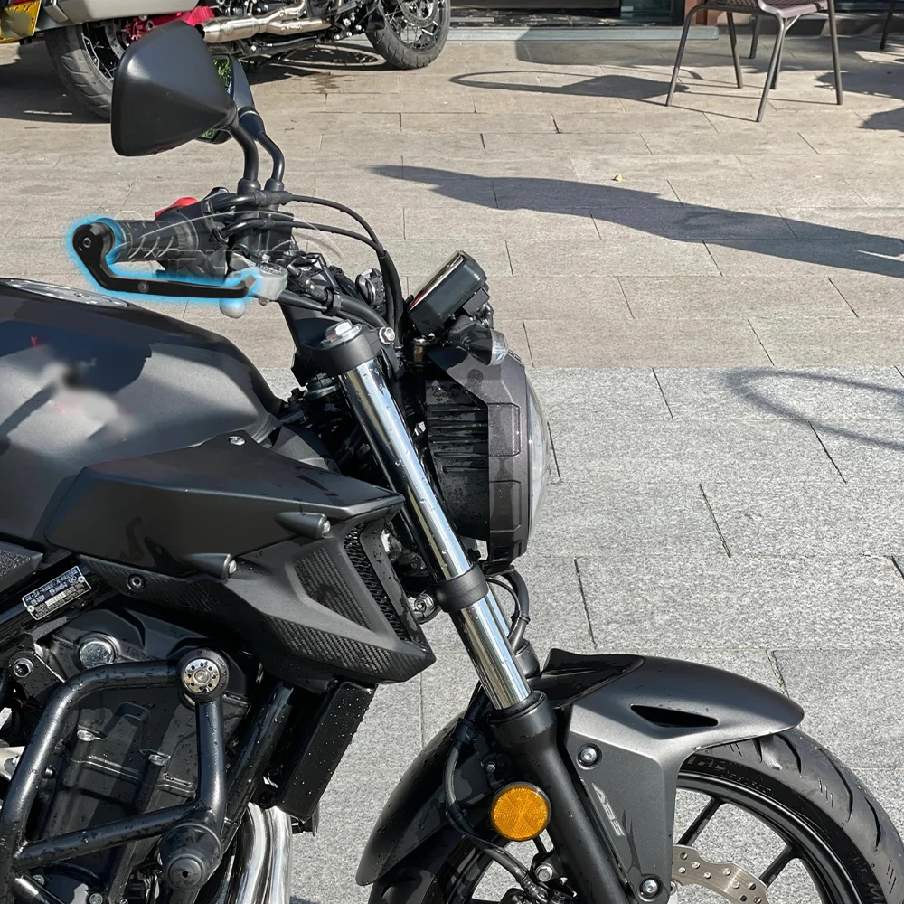 Osłona dźwigni hamulca CNC z aluminium do HONDA 400F 500F 650 R NOWA 400 F 500F 650R 500 Uniwersalna 7/8 cala Ochraniacze kierownicy Uniwersalne