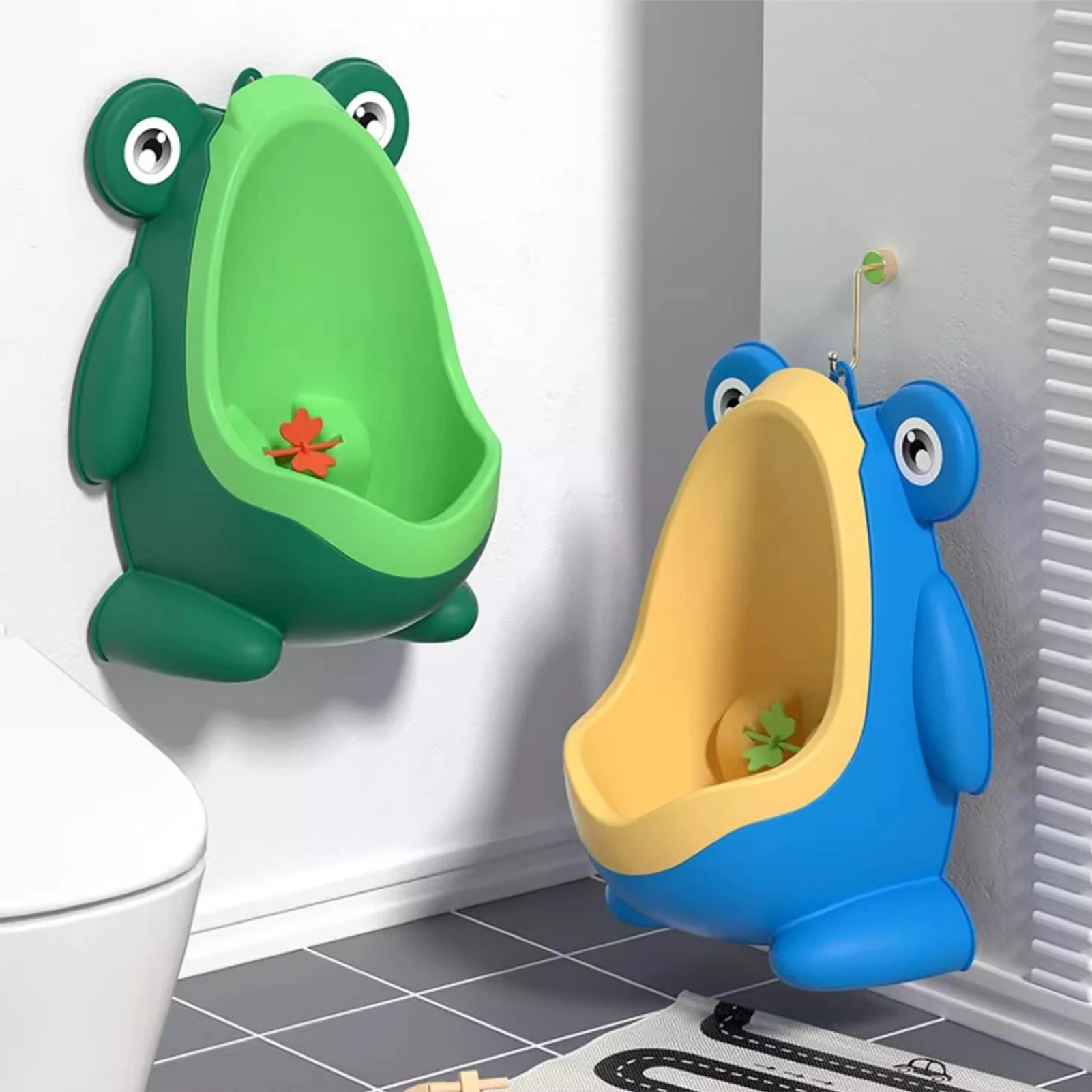 

Standing Toilet, Children's Urinal,Interactive Toddler Toilet Trainers,Fun Frogs Design Urinal,for Camping Outdoor Indoor Use