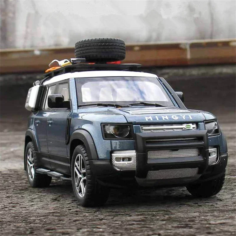 

2022 New 1/24 Land Rover Defender Alloy Car Model Diecast Metal Toy Off-road Vehicles Car Model Simulation Collection Kids Gifts
