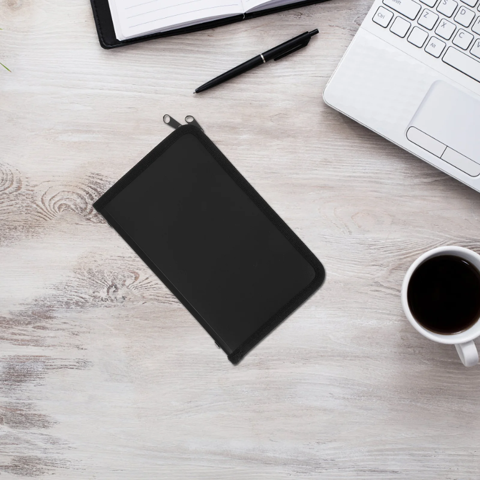 مجلد ملفات الأكورديون الصغير A6 تصميم متعدد الطبقات بسحاب ناعم منظم مستندات محمول سعة كبيرة للأوراق المهمة #6