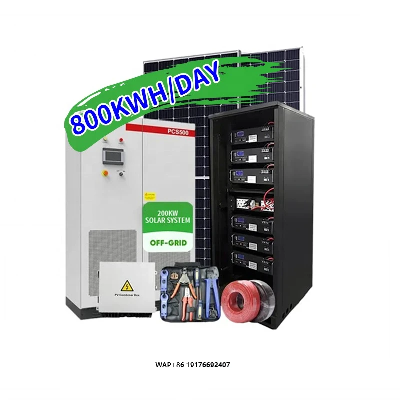 200KW Solar Panel Systems 200000W Completely Off Grid Solar Power System House Home Use 200KVA Solar System Sets