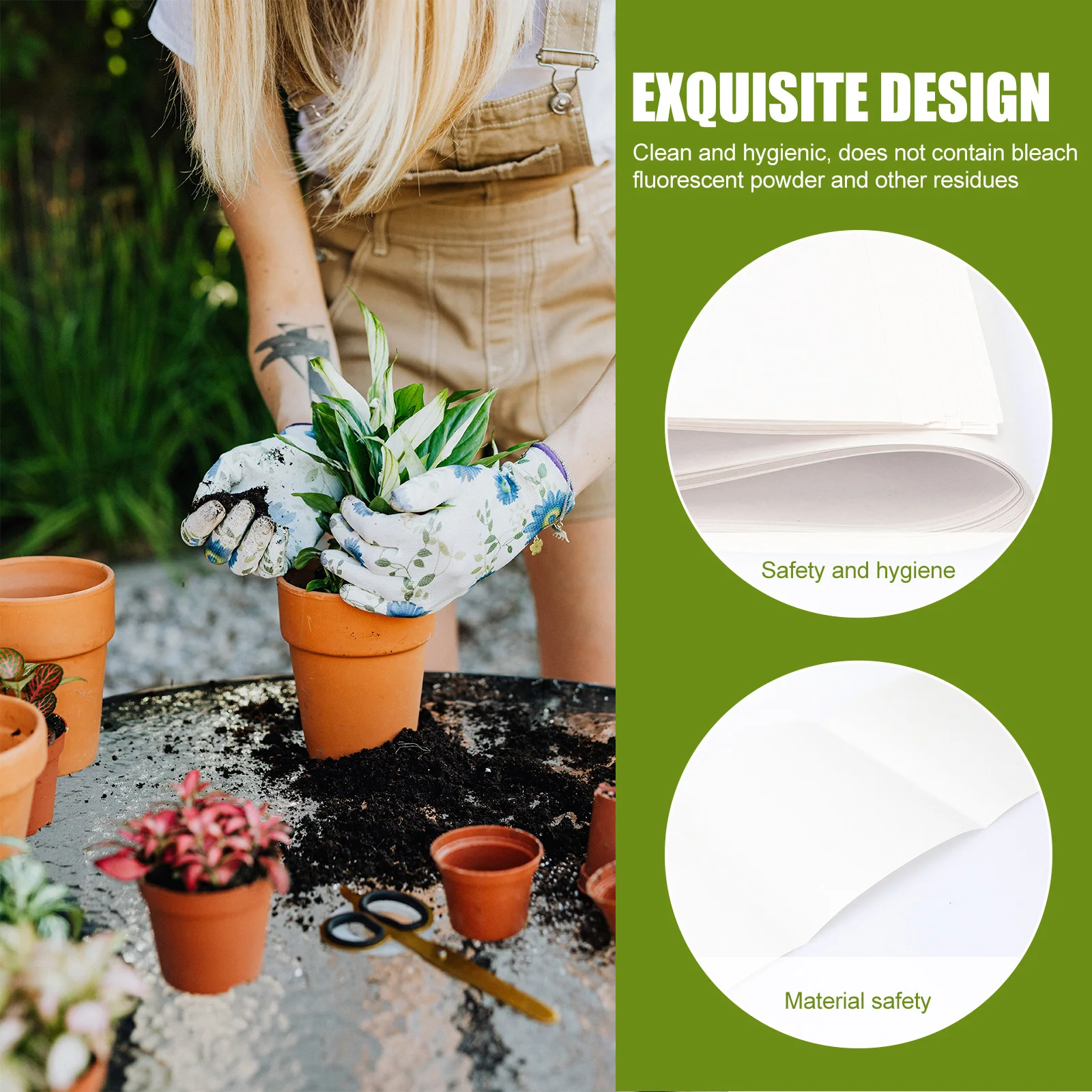 

50pcs Germination Tray Soilless Cultivation Growing Vegetable Planting Paper Leak-Proof Sprout Plate For Nursery