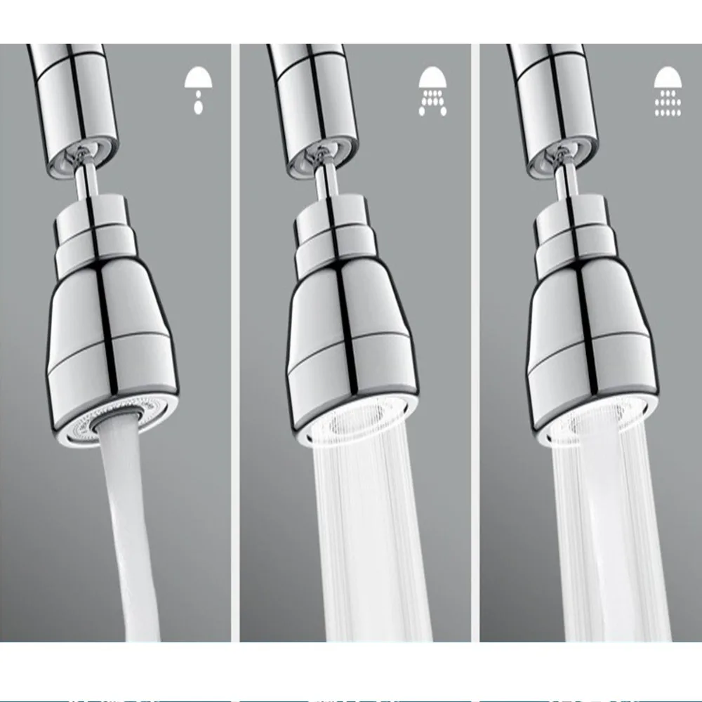 Faucet Extender Household Splash-proof Faucet Extender Filter Water Nozzle Pressurized Rotating Universal Aerator